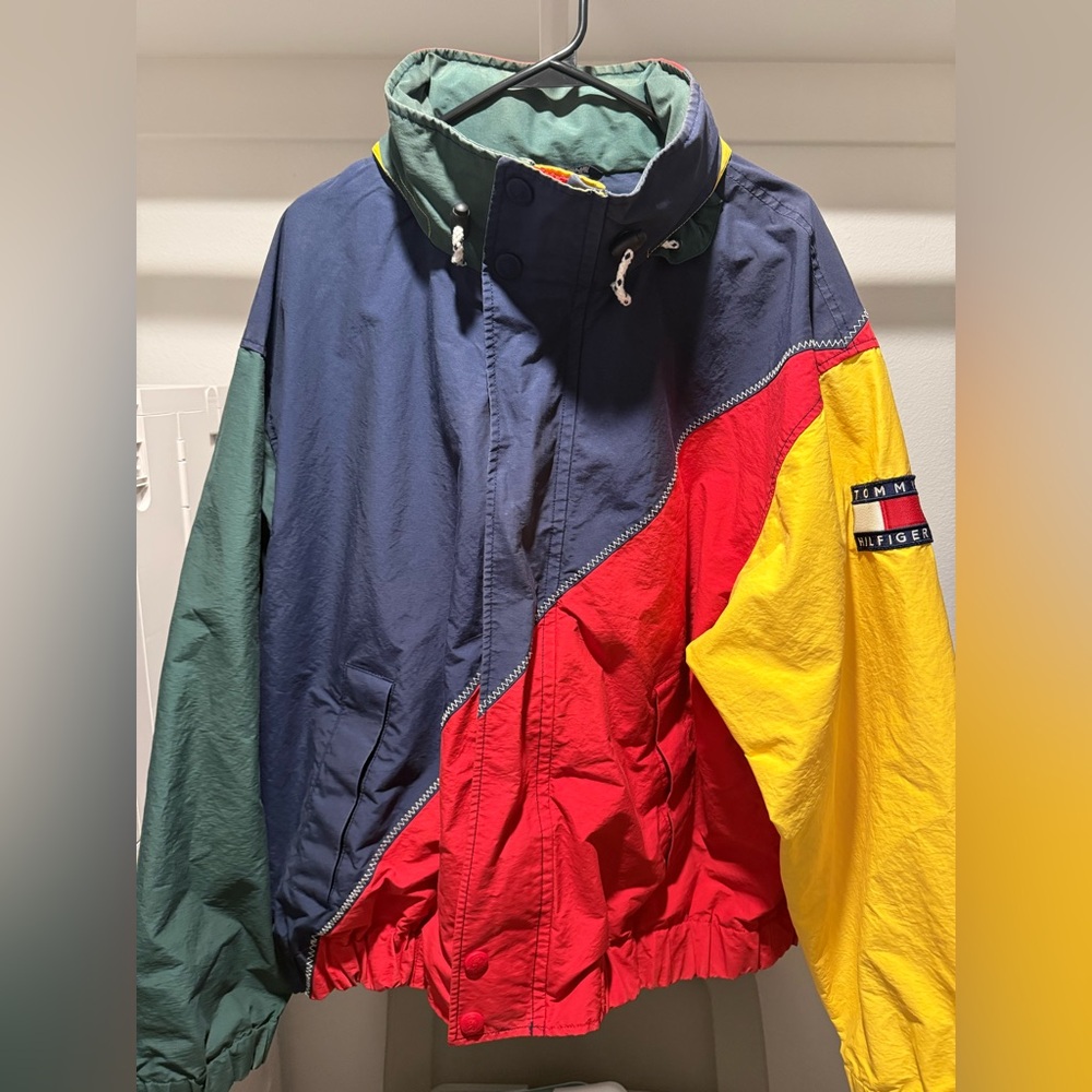 Tommy Hilfigers Men’s Vintage 90s Nautical Jacket XL